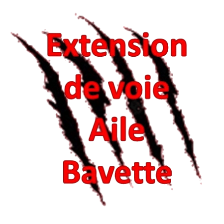 Extension de voie - Aile - Bavette Suzuki