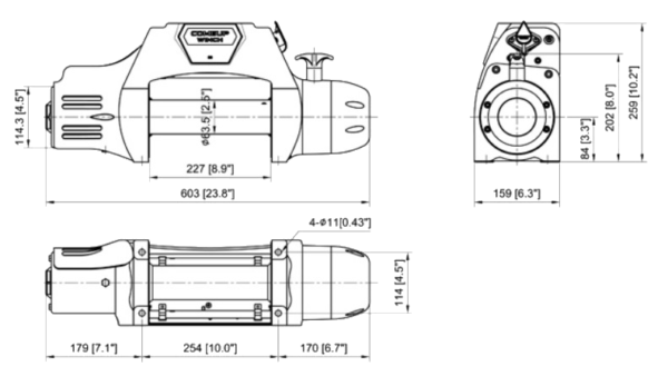 Treuil COME UP DS 9.5 RSI 12V 2 png