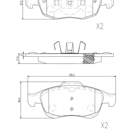 Plaquettes de frein SPR360T03 png3