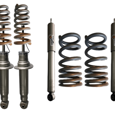 Kit suspension Sandkat4x4 - Réhausse env. 5 cm - Mitsubishi Pajero Court Diesel 2000+ - Charge +65kg+150kgpng