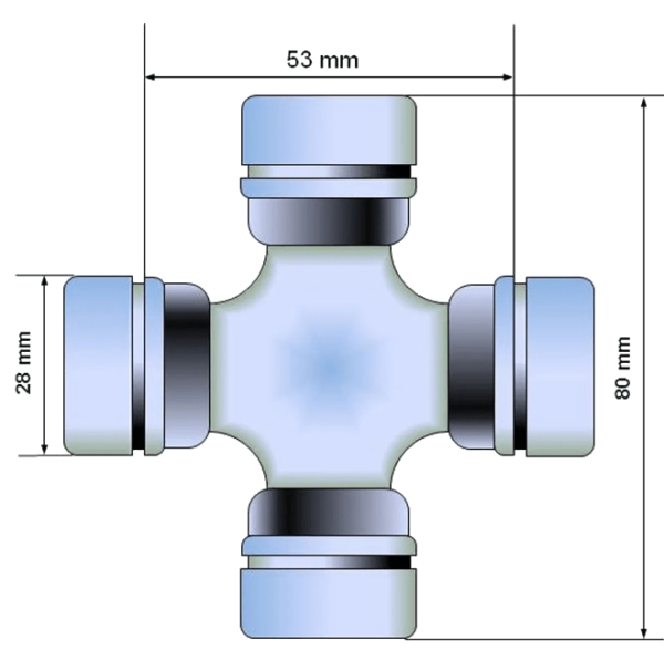 Croisillon de transmission Nissan Patrol GR Y61 1997 2 png